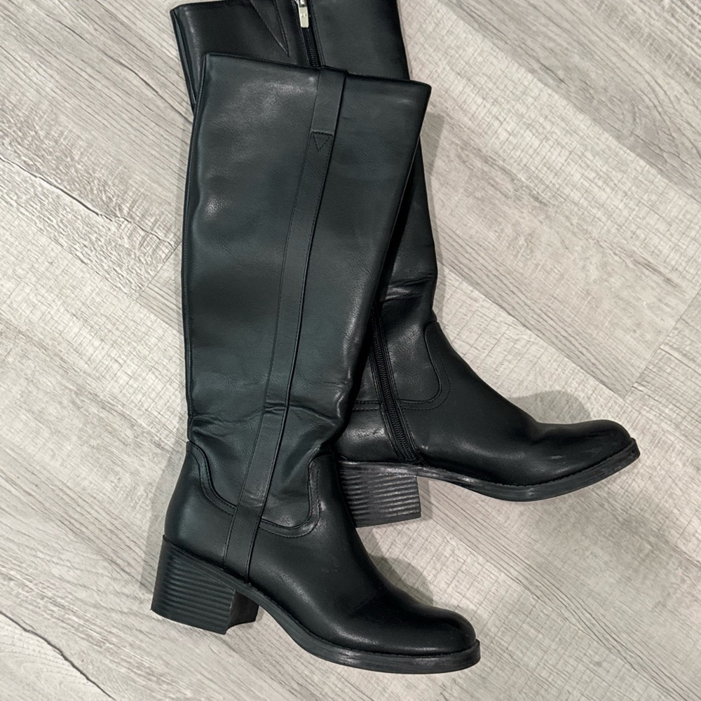 Black Leather Boots